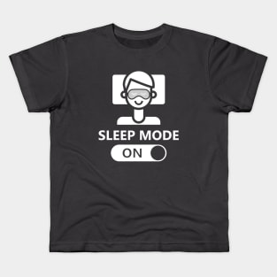 Sleep Mode On Activated Kids T-Shirt